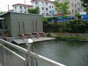 屋面雨水回收系統處理流程